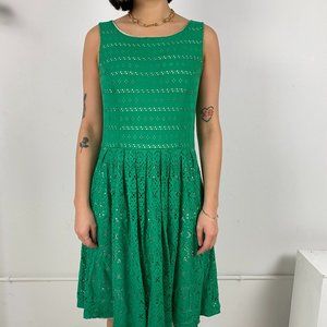 Anthropologie Green Dress